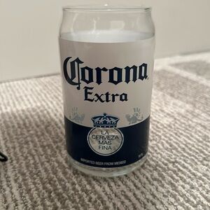 Corona, extra beer glass